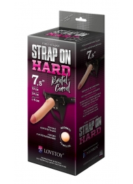 Пояс-трусики с насадкой Hard brutal-consul - 19 см. - LOVETOY (А-Полимер) - купить с доставкой в Подольске