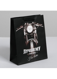 Подарочный пакет  Лучшему во всем мужчине  - 30 х 26 см. - Сима-Ленд - купить с доставкой в Подольске