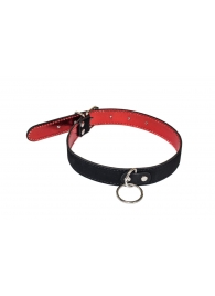 Черно-красный ошейник Cabaret - Lola Games - купить с доставкой в Подольске