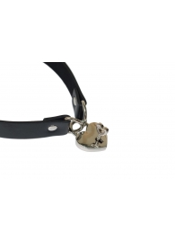 Черный ошейник Utopia с замком и ключиком - Lola Games - купить с доставкой в Подольске