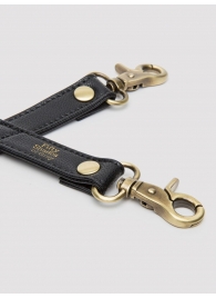 Черный фиксатор для манжет Bound to You Faux Leather Hogtie - Fifty Shades of Grey - купить с доставкой в Подольске