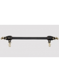 Черная распорка для ног Bound to You Faux Leather Spreader Bar - 50,8 см. - Fifty Shades of Grey - купить с доставкой в Подольске