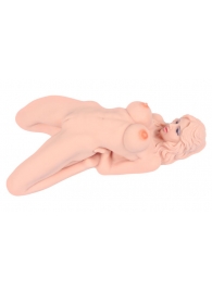 Телесный мастурбатор Veronia с двойным слоем материала - KOKOS - в Подольске купить с доставкой