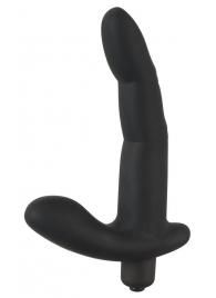 Черный вибромассажер простаты Naughty Finger Prostate Vibe - 13,8 см. - Orion - в Подольске купить с доставкой