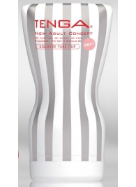 Мастурбатор TENGA Squeeze Tube Cup Soft - Tenga - в Подольске купить с доставкой