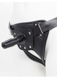 Черный пояс для насадок CLASS STRAP Restyling - LOVETOY (А-Полимер) - купить с доставкой в Подольске