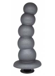 Черная насадка-елочка PLATINUM 6  - 17 см. - LOVETOY (А-Полимер) - купить с доставкой в Подольске