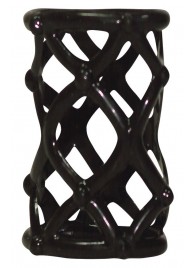 Чёрная насадка-сетка на пенис Orgasmus Wunder - Orion - в Подольске купить с доставкой