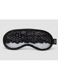 Атласная маска с кружевом Play Nice - Fifty Shades of Grey - купить с доставкой в Подольске