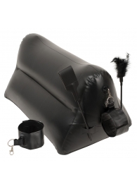 Надувная любовная подушка Portable Triangle Cushion с аксессуарами - Orion - купить с доставкой в Подольске