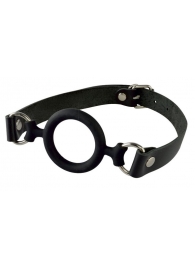 Черный кляп-рамка на регулируемых ремешках - Sitabella - купить с доставкой в Подольске