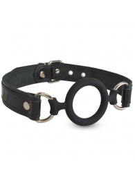 Силиконовый кляп-рамка на кожаных ремешках - Sitabella - купить с доставкой в Подольске