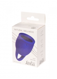 Синяя менструальная чаша Iris - 20 мл. - Lola Games - купить с доставкой в Подольске