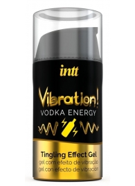 Жидкий интимный гель с эффектом вибрации Vibration! Vodka Energy - 15 мл. - INTT - купить с доставкой в Подольске