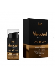 Жидкий интимный гель с эффектом вибрации Vibration! Coffee - 15 мл. - INTT - купить с доставкой в Подольске