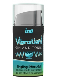 Жидкий интимный гель с эффектом вибрации Vibration! Gin   Tonic - 15 мл. - INTT - купить с доставкой в Подольске
