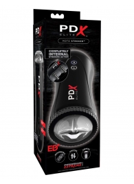 Черный автоматический мастурбатор-ротик Moto Stroker - Pipedream - в Подольске купить с доставкой