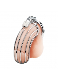 Металлическая клетка Prisoner Cock Сage с замком - BlueLine - купить с доставкой в Подольске