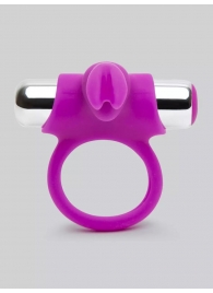 Лиловое виброкольцо с пультом ДУ Remote Control Cock Ring - Happy Rabbit - в Подольске купить с доставкой