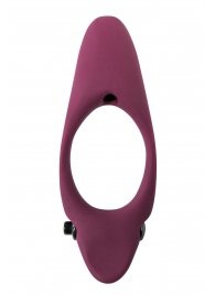 Бордовое эрекционное виброкольцо Stardust - Lola Games - в Подольске купить с доставкой