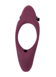 Бордовое эрекционное виброкольцо Stardust - Lola Games - в Подольске купить с доставкой