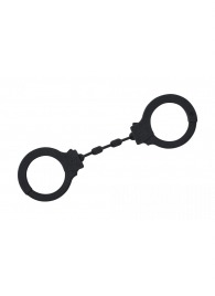 Черные силиконовые поножи Limitation - Lola Games - купить с доставкой в Подольске