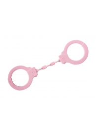 Розовые силиконовые поножи Limitation - Lola Games - купить с доставкой в Подольске