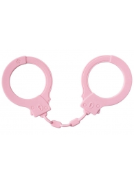 Розовые силиконовые поножи Limitation - Lola Games - купить с доставкой в Подольске