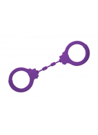 Фиолетовые силиконовые поножи Limitation - Lola Games - купить с доставкой в Подольске