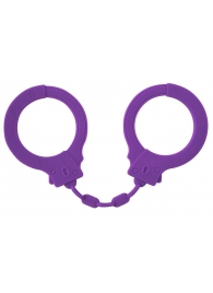 Фиолетовые силиконовые поножи Limitation - Lola Games - купить с доставкой в Подольске