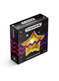 Презервативы Torex Party  Ультратонкие  - 3 шт. - Torex - купить с доставкой в Подольске