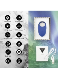 Синее кольцо с вибрацией Thor Cockring - FeelzToys - в Подольске купить с доставкой