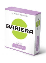 Классические презервативы Bariera Classic - 3 шт. - Bariera - купить с доставкой в Подольске
