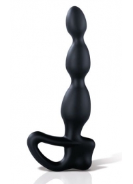 Черный массажёр простаты Big Bend-it - 18 см. - MyStim - купить с доставкой в Подольске