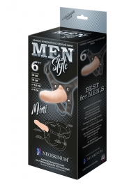 Пустотелый фаллопротез MEN STYLE - 17,5 см. - LOVETOY (А-Полимер) - купить с доставкой в Подольске