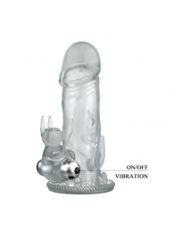 Вибронасадка со стимуляцией клитора и ануса - 12,5 см. - Baile - в Подольске купить с доставкой