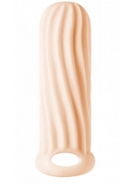 Телесный фаллоудлинитель Homme Wide - 13 см. - Lola Games - в Подольске купить с доставкой
