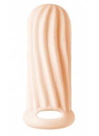 Телесный фаллоудлинитель Homme Wide - 11 см. - Lola Games - в Подольске купить с доставкой