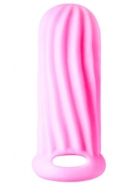 Розовый фаллоудлинитель Homme Wide - 11 см. - Lola Games - в Подольске купить с доставкой