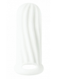 Белый фаллоудлинитель Homme Wide - 11 см. - Lola Games - в Подольске купить с доставкой