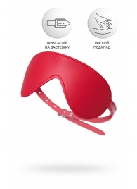 Красная маска Anonymo из искусственной кожи - ToyFa - купить с доставкой в Подольске