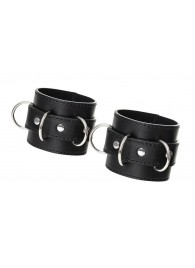 Черные наручники Anonymo на сцепке - ToyFa - купить с доставкой в Подольске