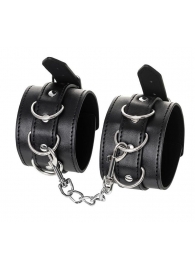 Черные оковы Anonymo из искусственной кожи - ToyFa - купить с доставкой в Подольске