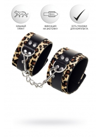 Наручники Anonymo с анималистическим принтом - ToyFa - купить с доставкой в Подольске