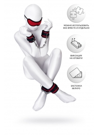 Красно-черный бондажный набор Anonymo - ToyFa - купить с доставкой в Подольске