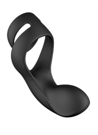 Черное эрекционное кольцо Benedict для стимуляции промежности - Svakom - в Подольске купить с доставкой