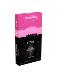 Презервативы с точками и рёбрышками DOMINO Classic Extase - 6 шт. - Domino - купить с доставкой в Подольске