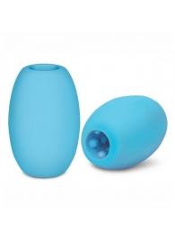Голубой двусторонний мастурбатор MINI BUBBLE - Zolo - в Подольске купить с доставкой