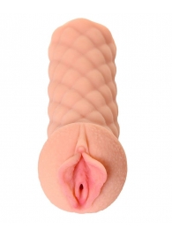 Телесный мастурбатор-вагина Elegance.002 с вибрацией - KOKOS - в Подольске купить с доставкой