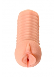 Телесный реалистичный мастурбатор-вагина Elegance.006 с вибрацией - KOKOS - в Подольске купить с доставкой
